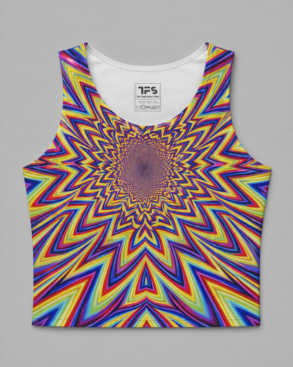 Women's Kosmic Chakra Crop Tank