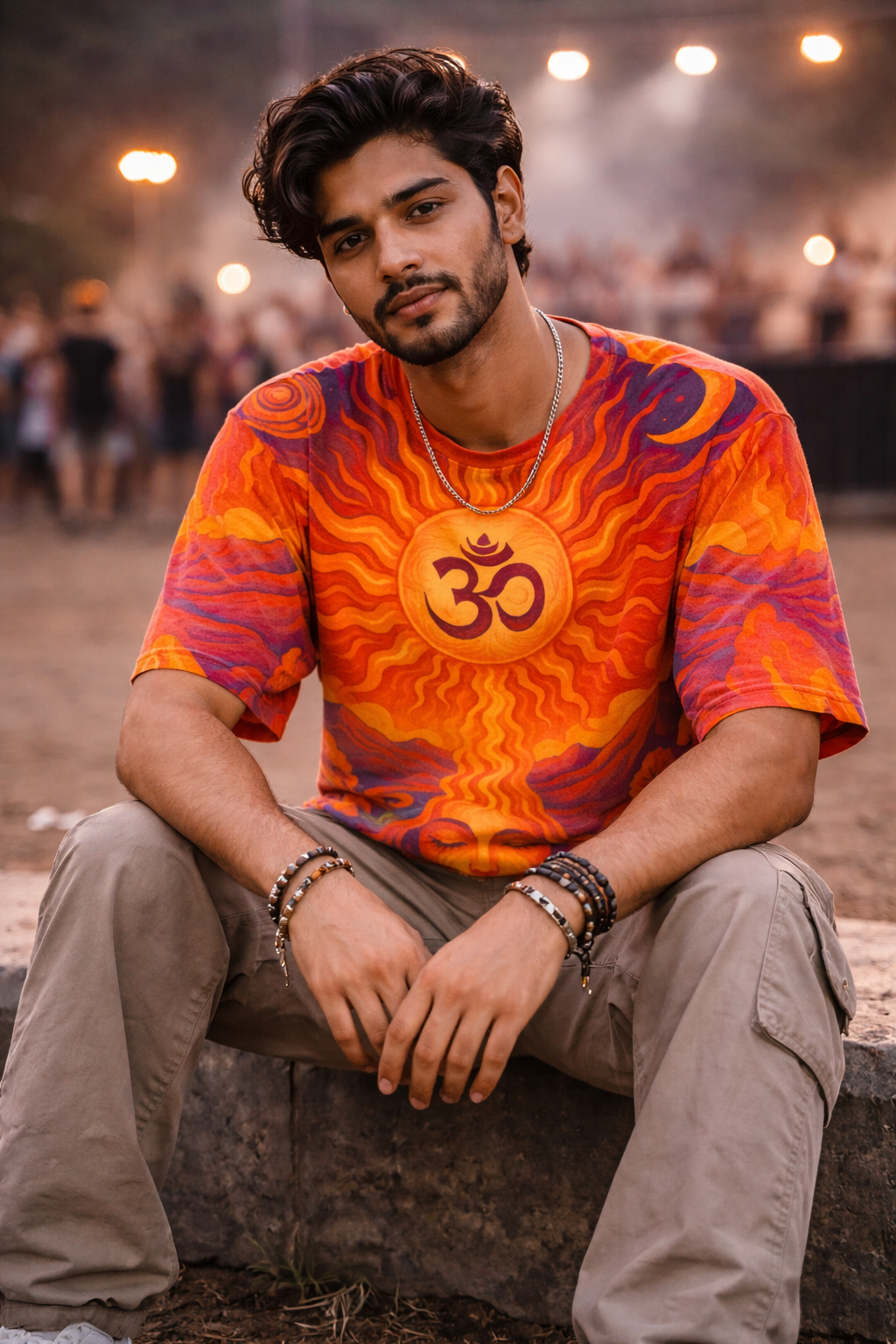 Unisex Sacred Sun Oversized T-shirt