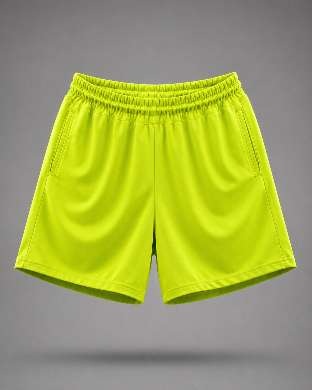Unisex Neon Yellow Shorts