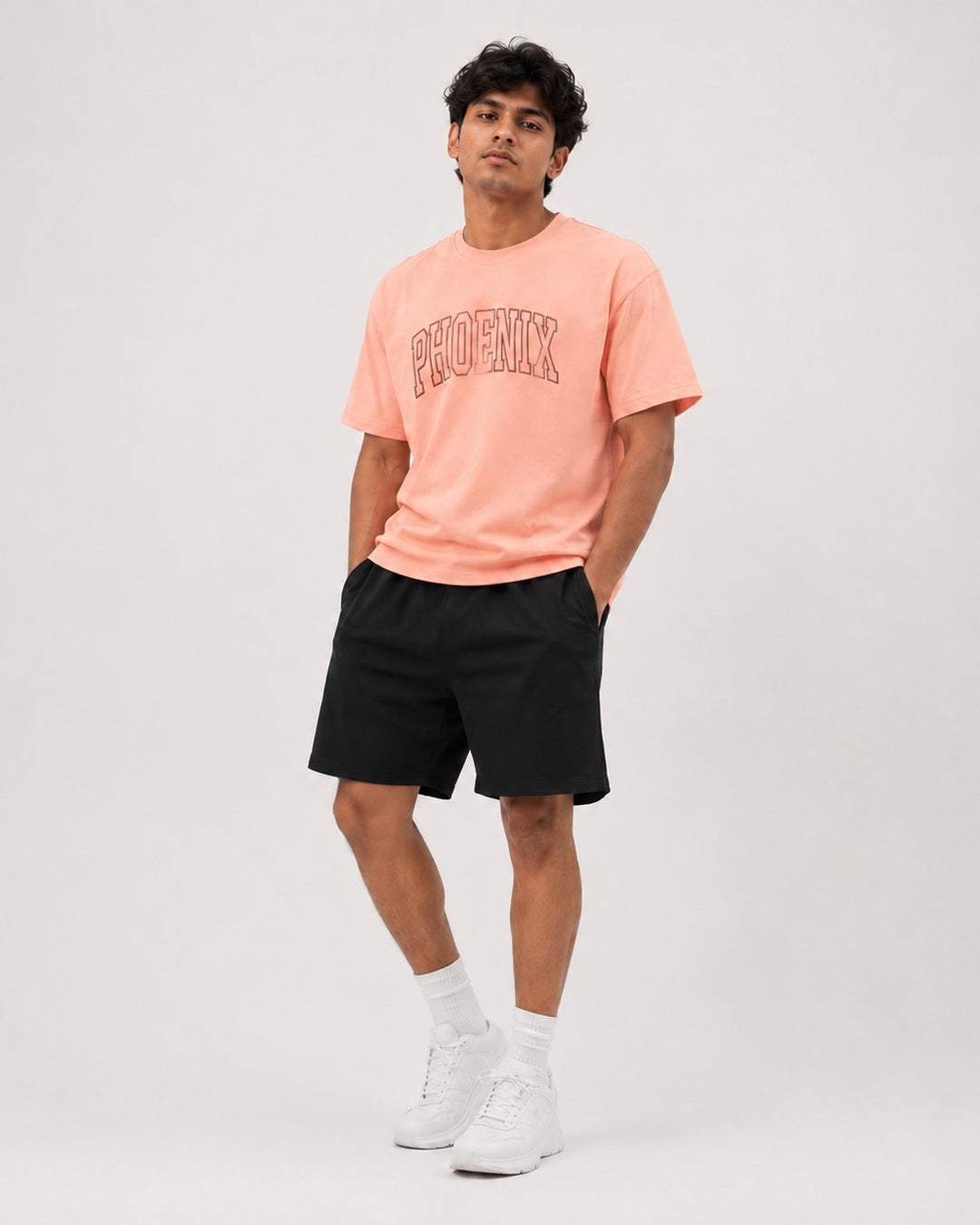 Unisex Black Shorts