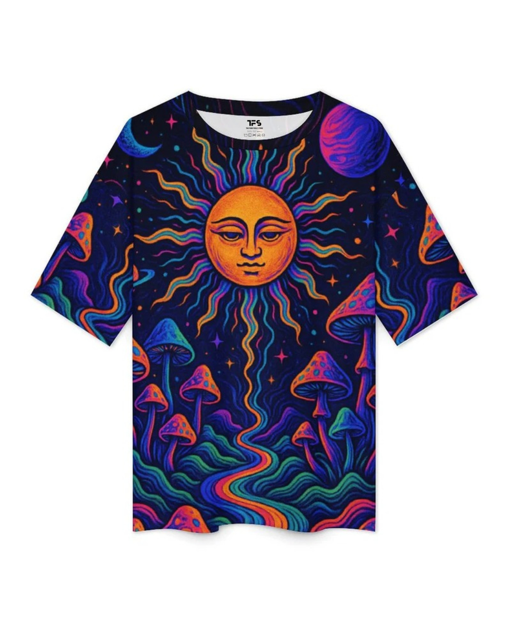 Unisex Land of Mushies Oversized T-Shirt