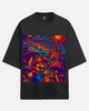 Unisex Psychedelic Mario Oversized T-shirt