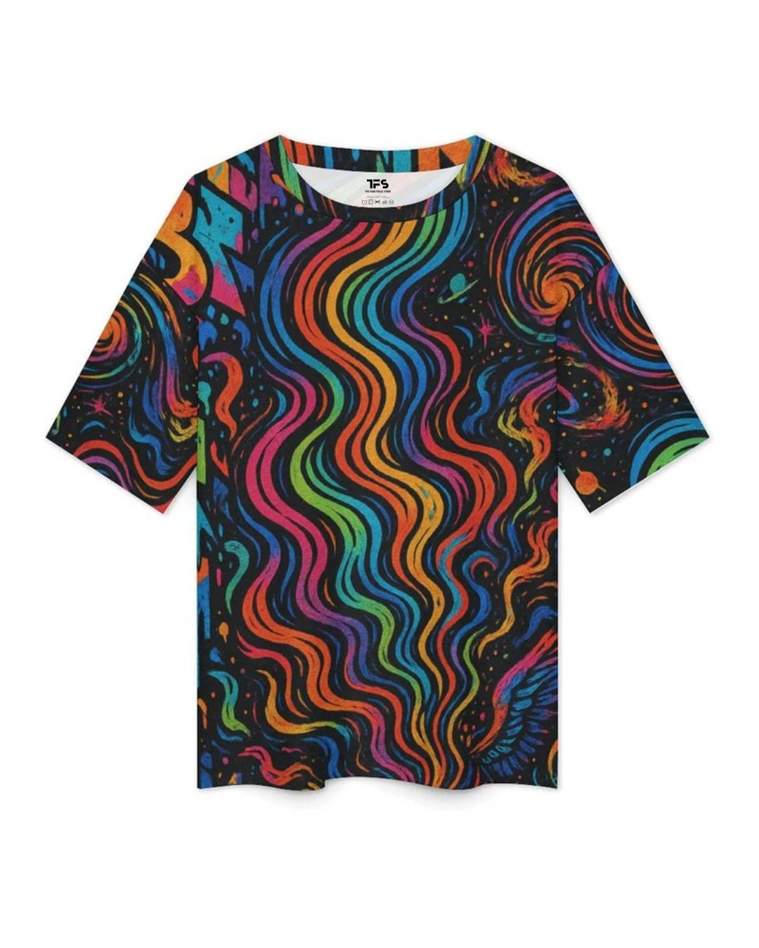 Unisex Mysterious Art Oversized T-Shirt