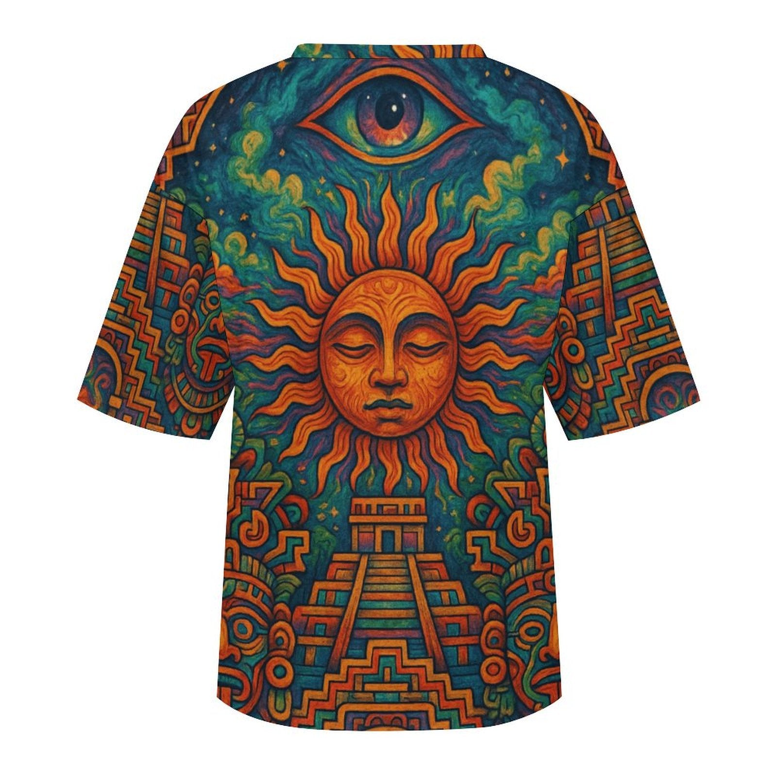 Unisex Sun Temple Oversized T-shirt