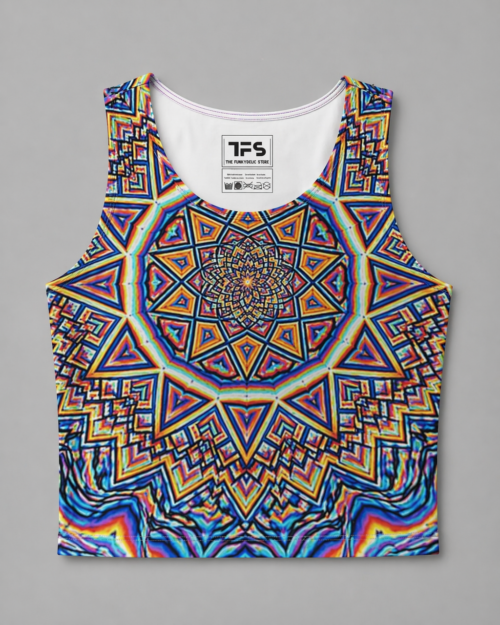 Women's Mandala Crop Tank