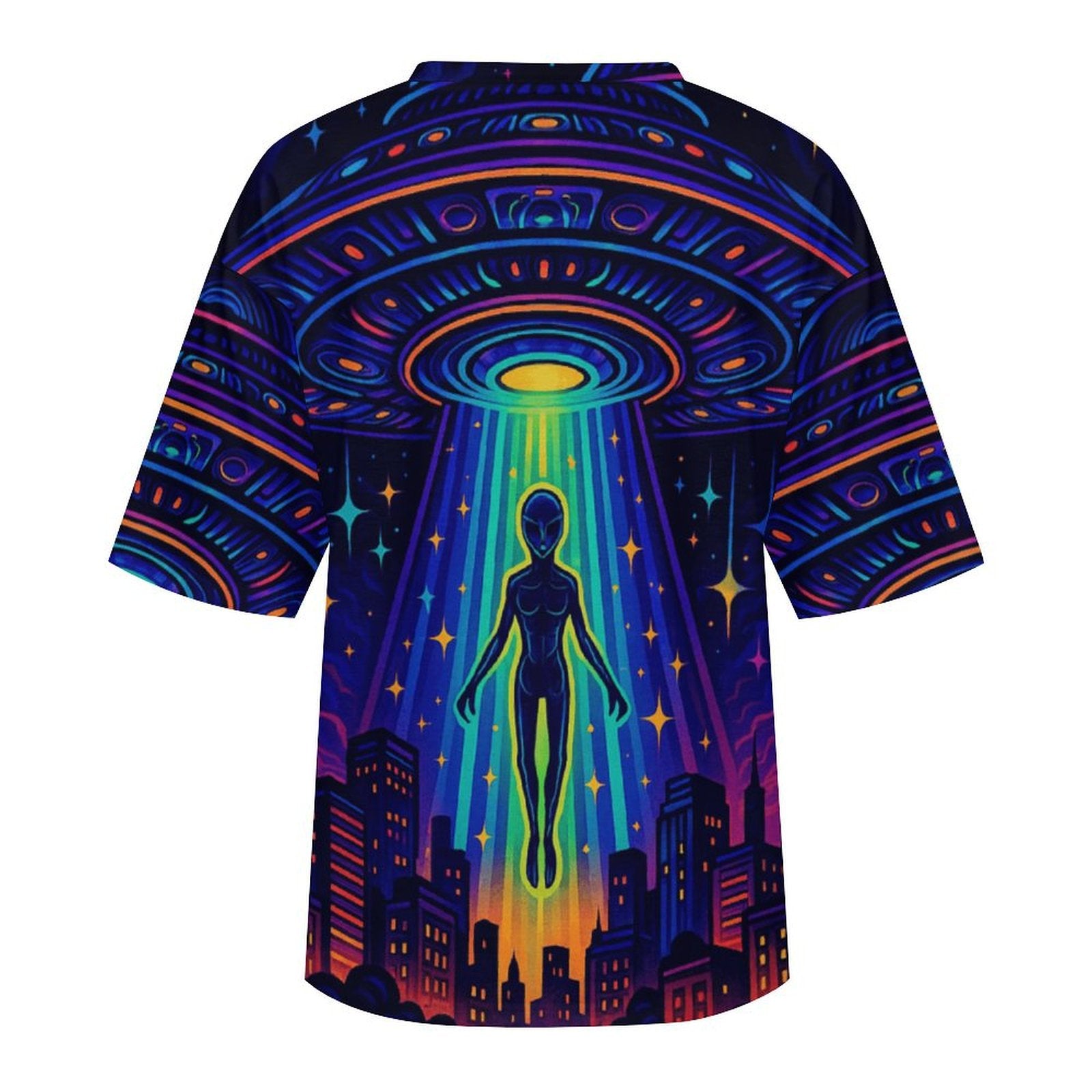 Unisex Alien Entry Oversized T-Shirt