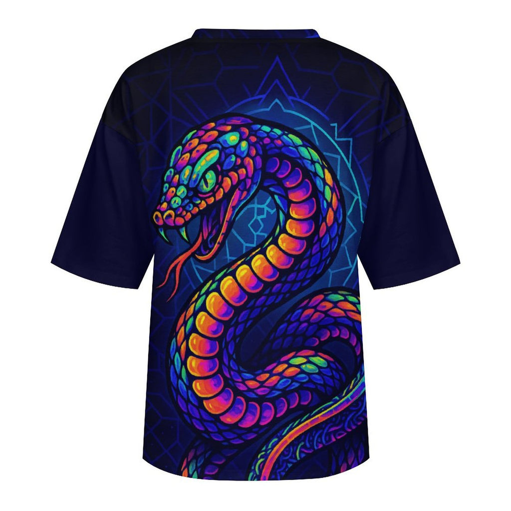 Unisex Psychedelic Viper Oversized T-Shirt