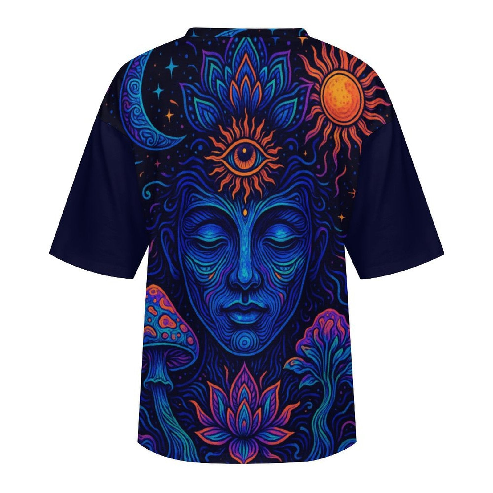 Unisex Mushroom Bloom Oversized T-Shirt