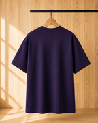 Unisex Purple Oversized Classic T-Shirt