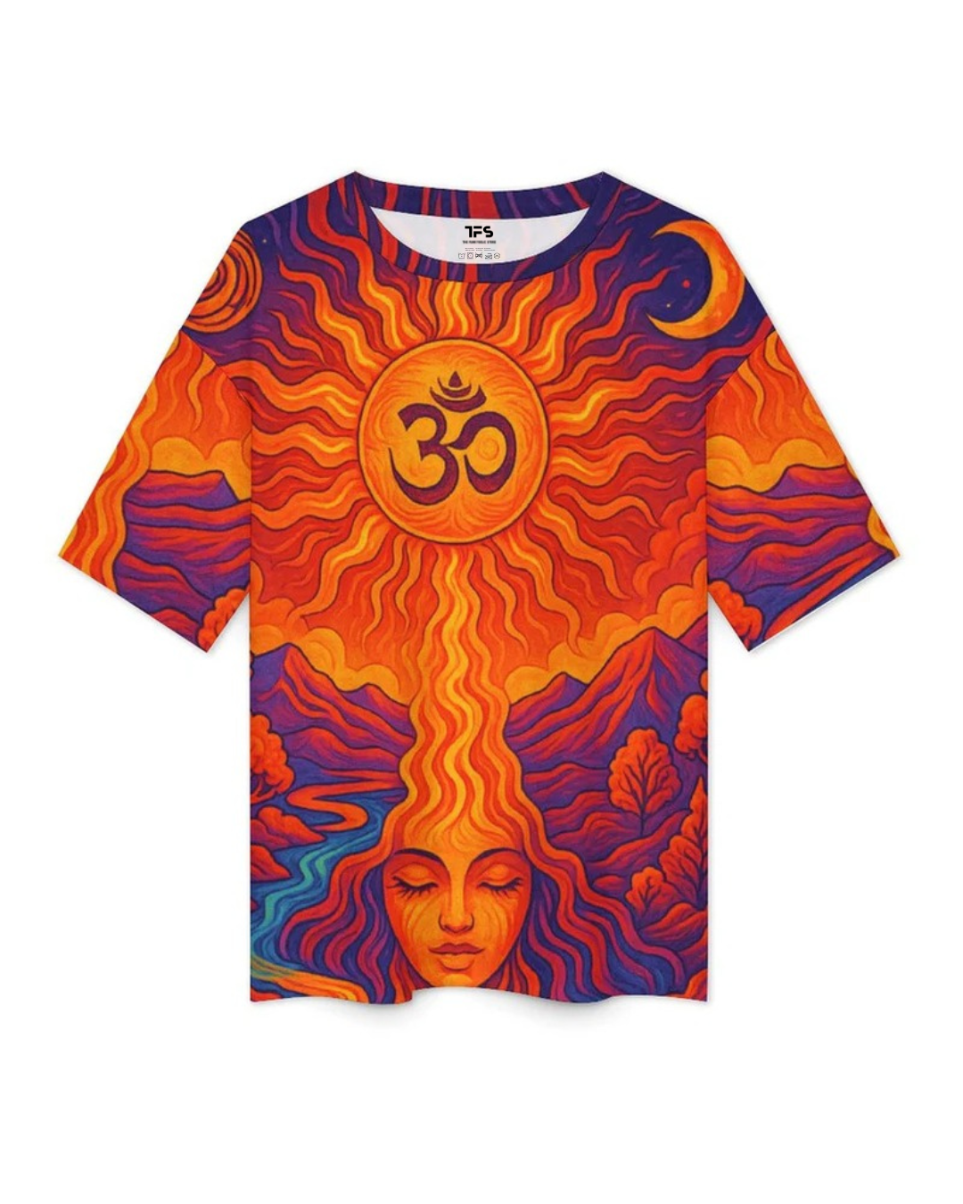 Unisex Sacred Sun Oversized T-shirt