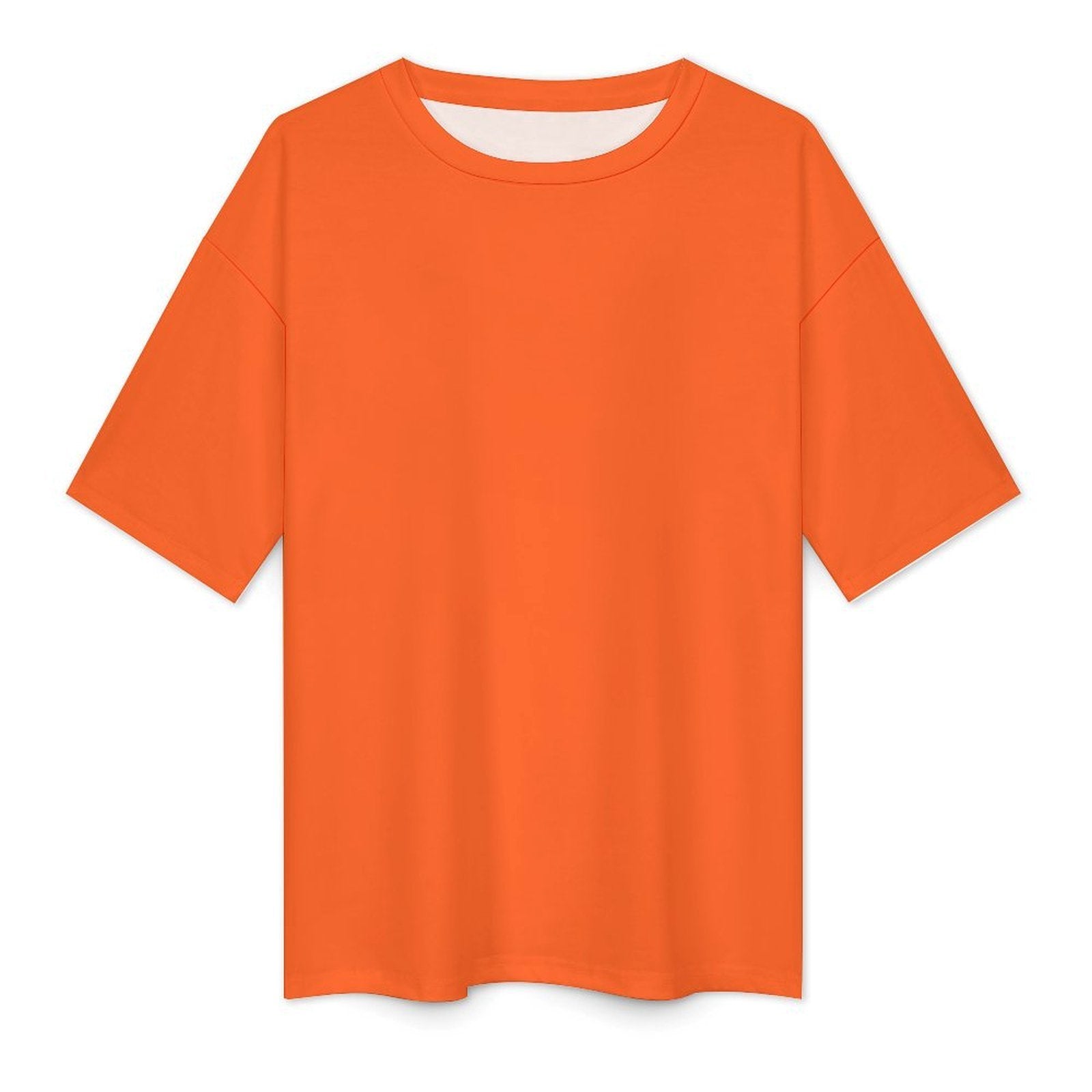 Unisex Florescent Orange Oversized T-shirt