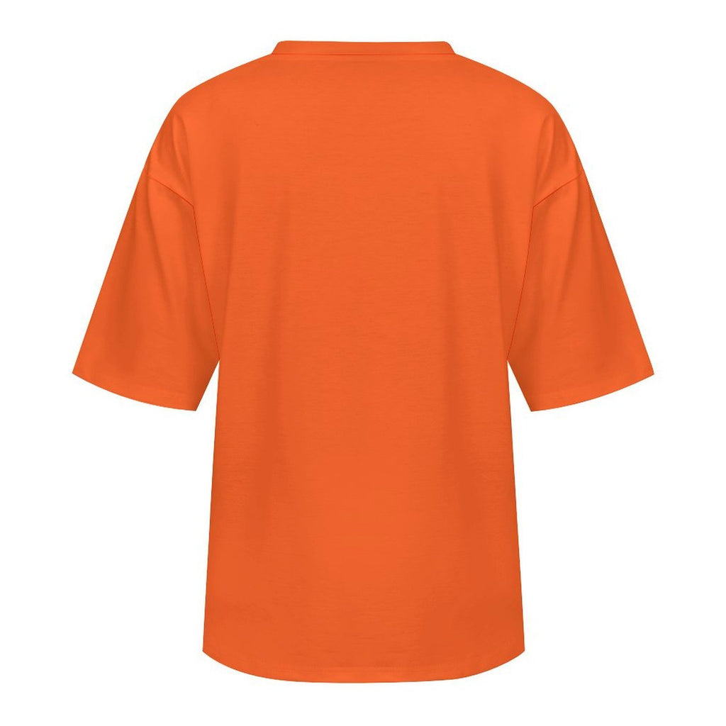 Unisex Florescent Orange Oversized T-shirt