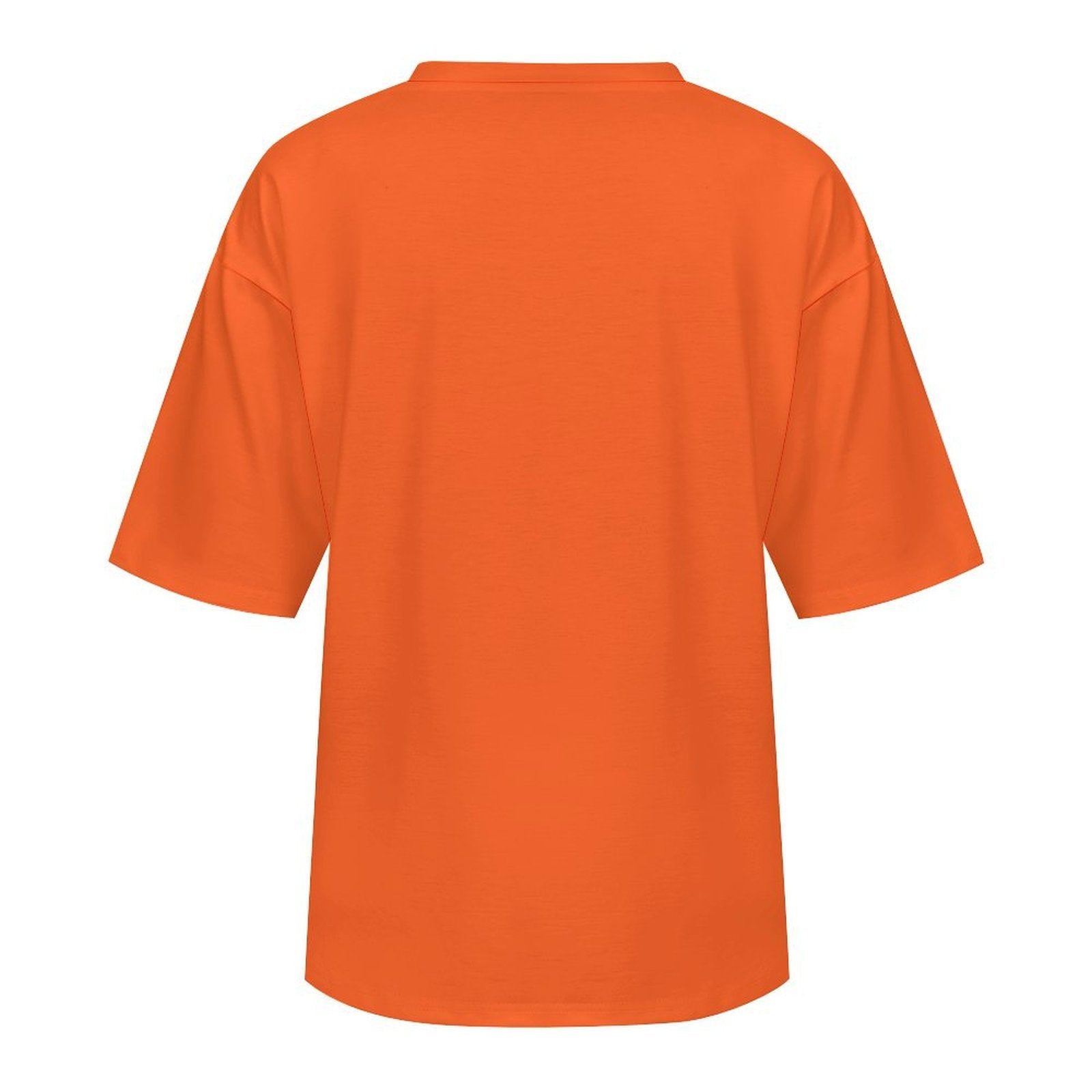 Unisex Florescent Orange Oversized T-shirt