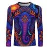 Men's Psychedelic Ganesha Full Sleeve T-shirt