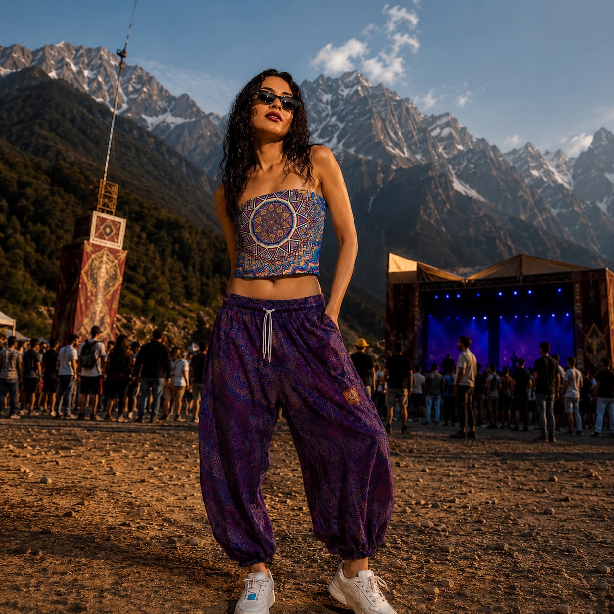 Women's Mandala Chakra Tube Top