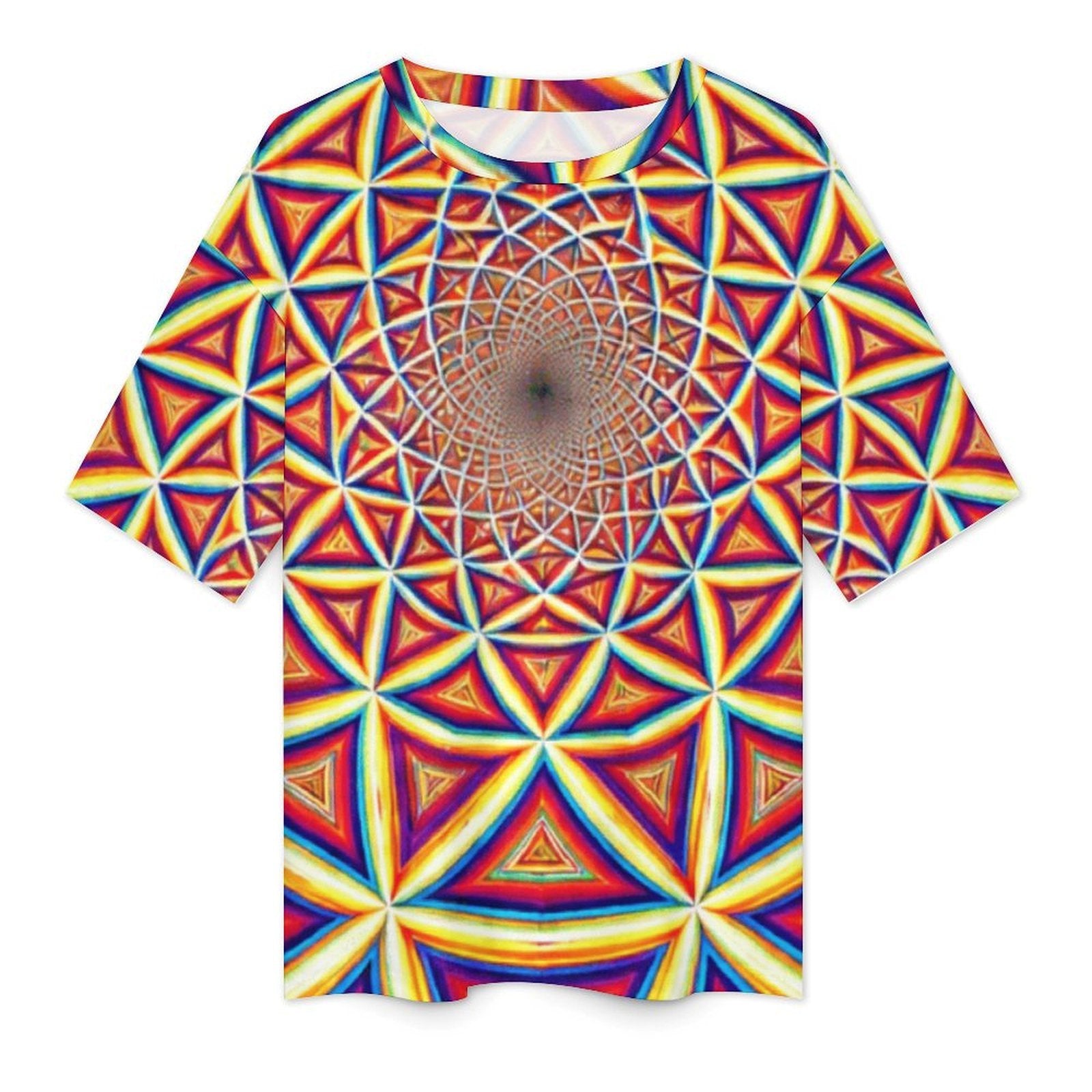 Unisex Mandala Oversized T-shirt