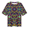 Unisex Psychedelic Circus Oversized T-shirt