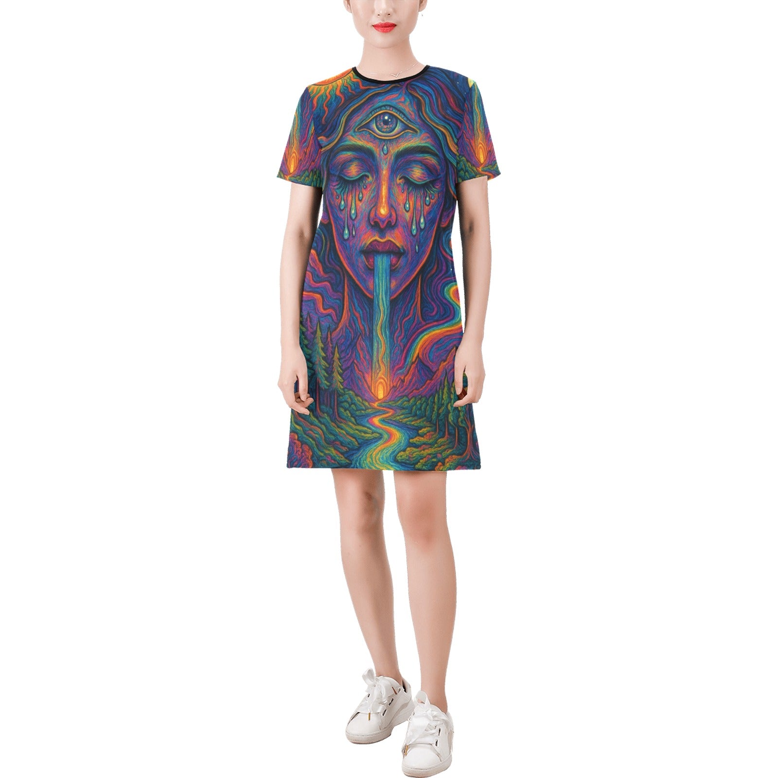 Women's Three Eye A line Dress
