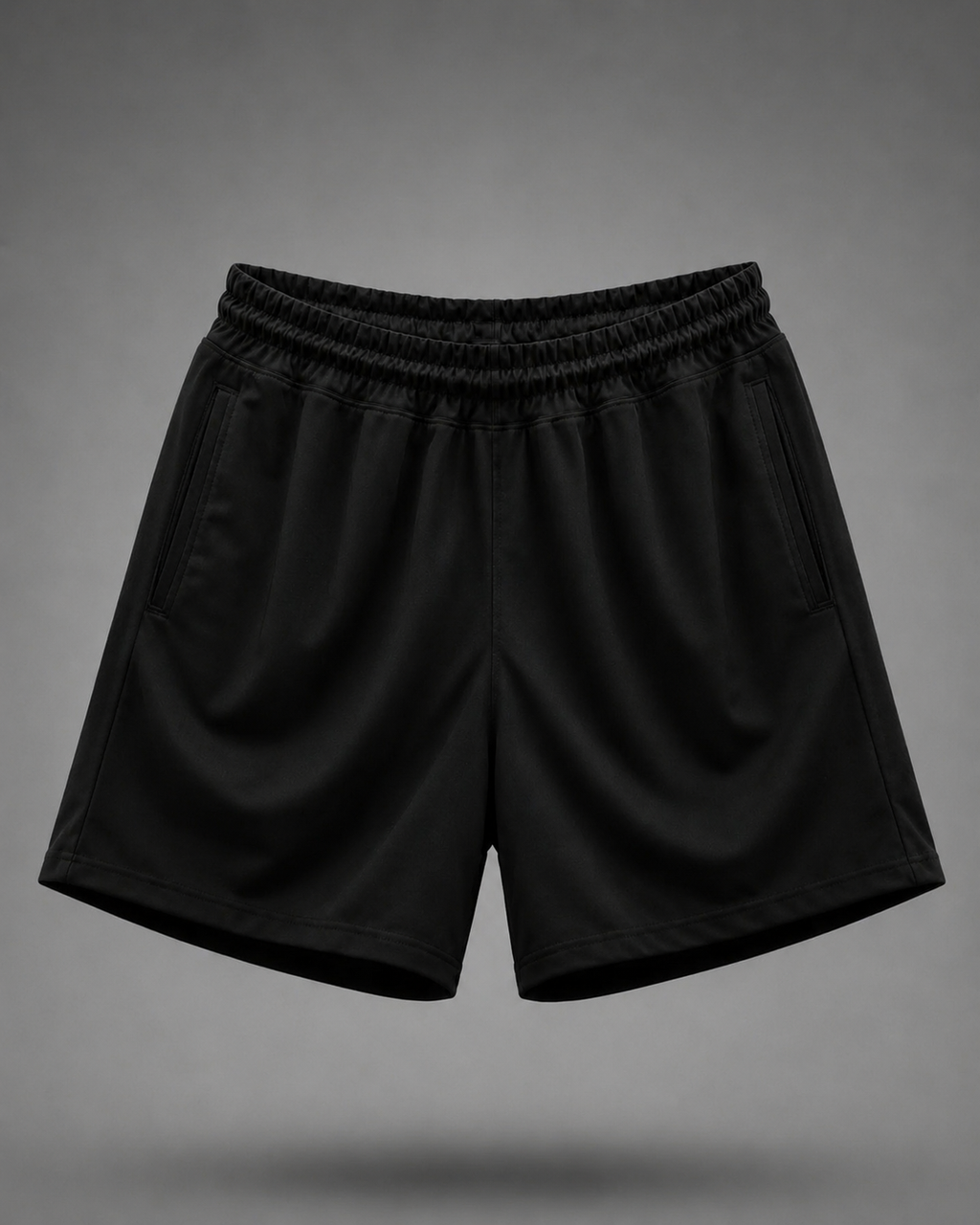 Unisex Black Shorts