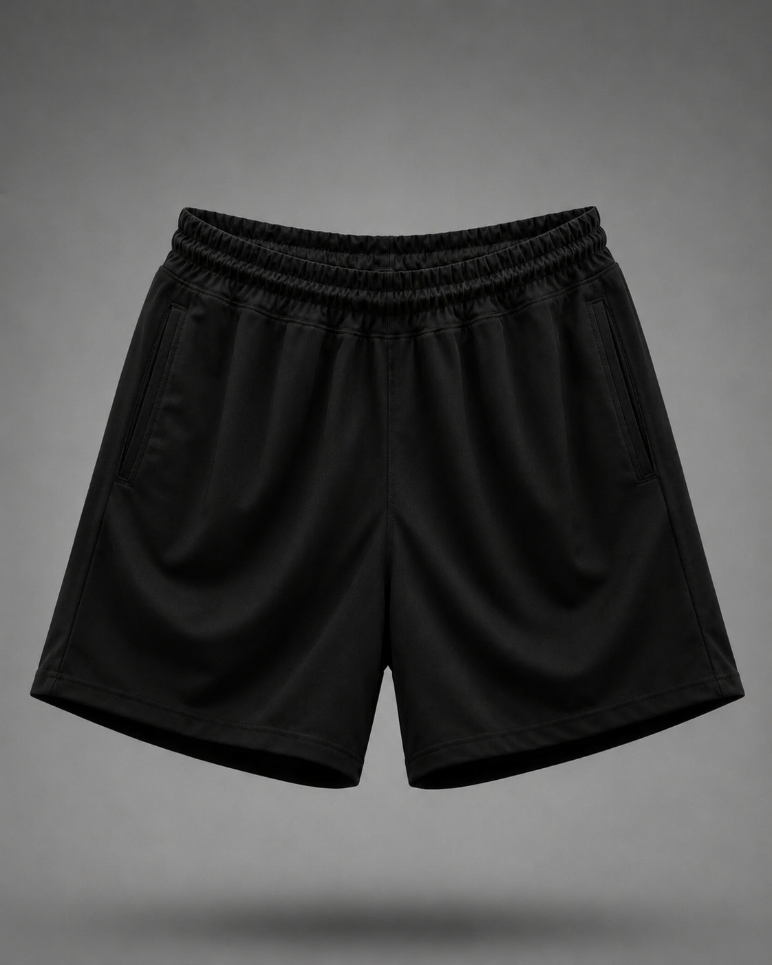 Unisex Black Shorts