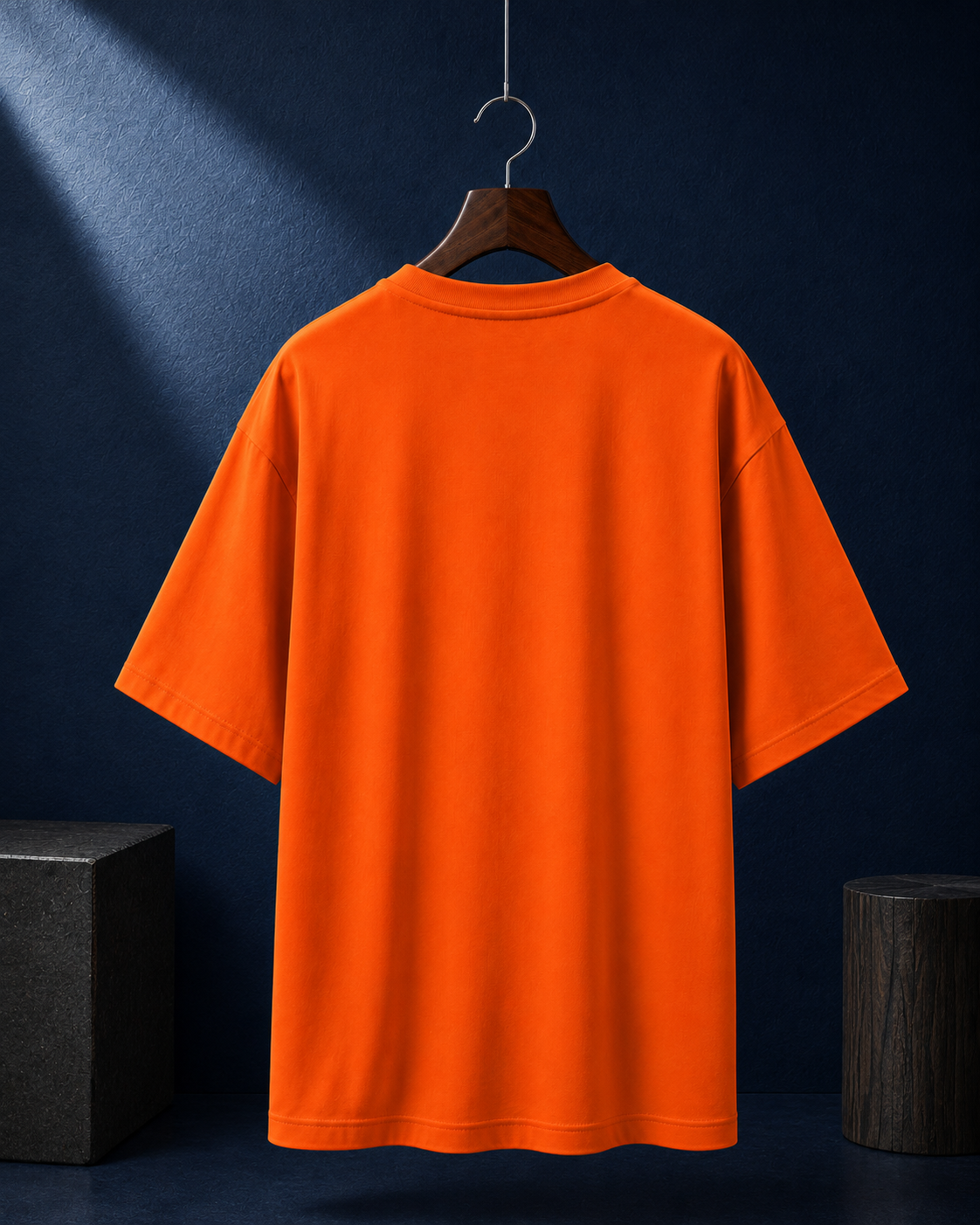 Unisex Neon Orange Oversized T-shirt
