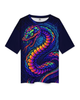 Unisex Psychedelic Viper Oversized T-Shirt