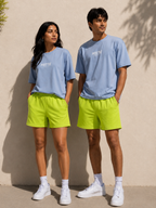 Unisex Neon Yellow Shorts