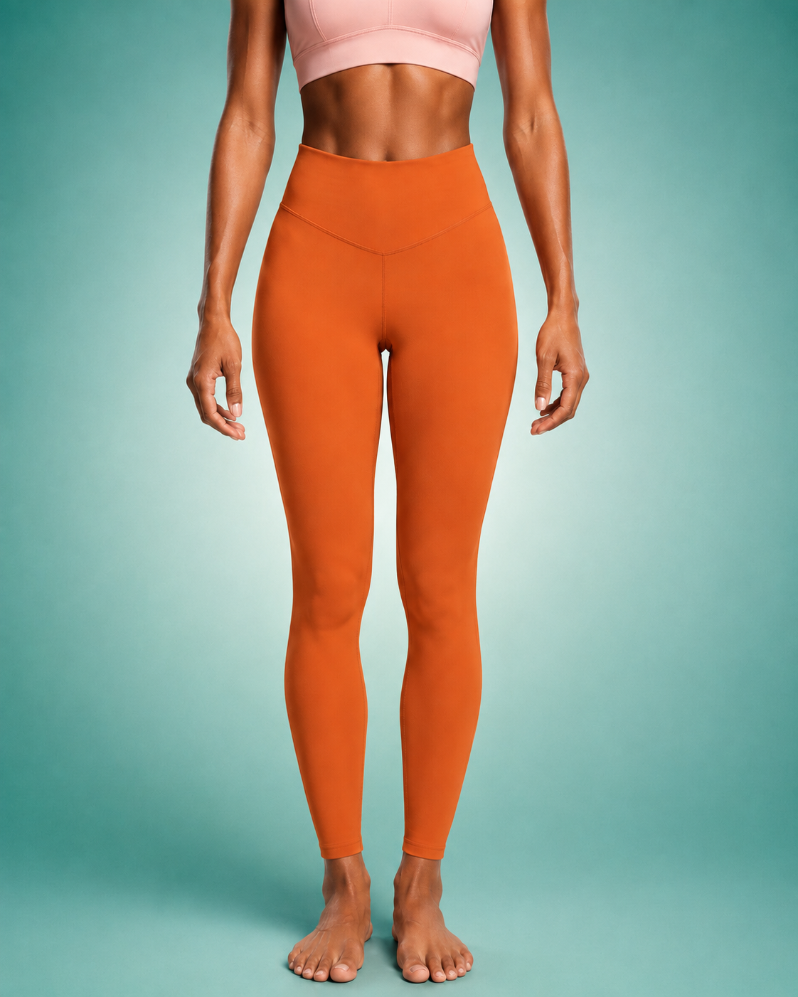 Women's Neon Orange Leggings