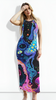 Women's Cosmic Mushroom Bodycon Dress