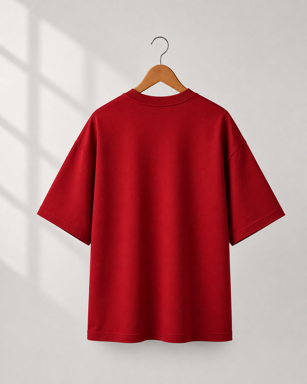 Unisex Red Oversized T-Shirt