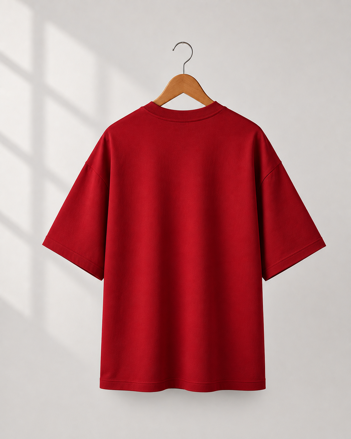 Unisex Red Oversized T-Shirt