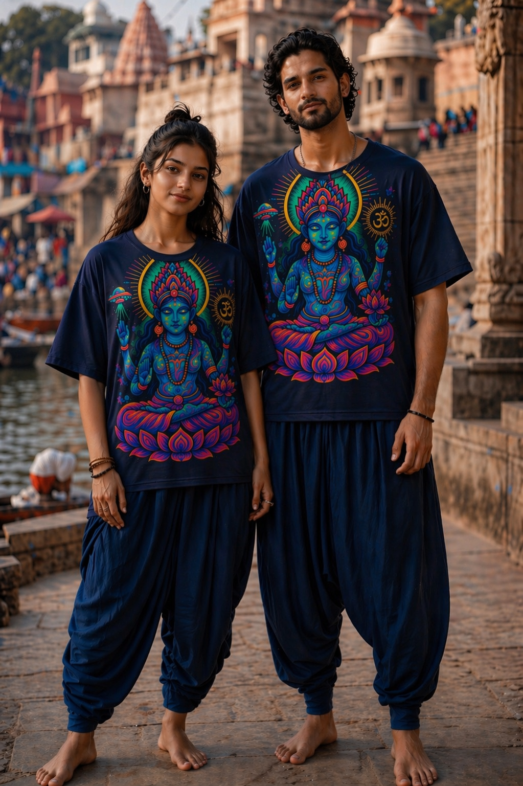 Unisex Cosmo Goddess Oversized T-Shirt