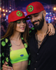 Unisex Peace Embroidery Classic Snapback Cap