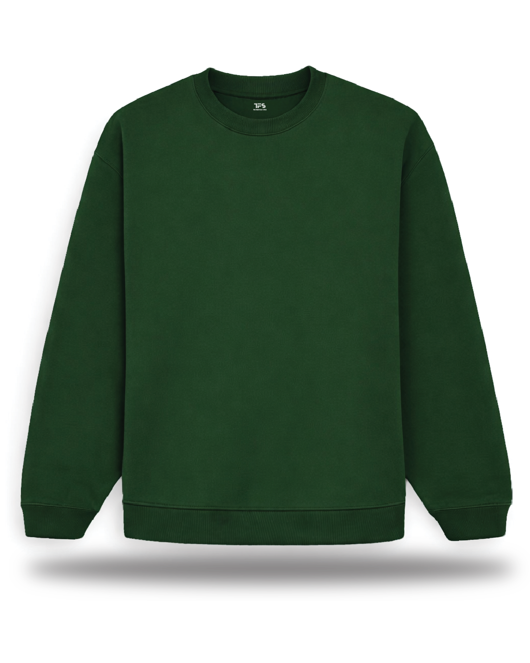 Unisex Bottle Green Oversized Sweatshirt