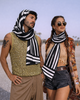 Unisex Geometric Stripe Stole