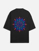 Unisex Mystic Mandala Oversized T-shirt & Classic Snapback Cap Combo Set
