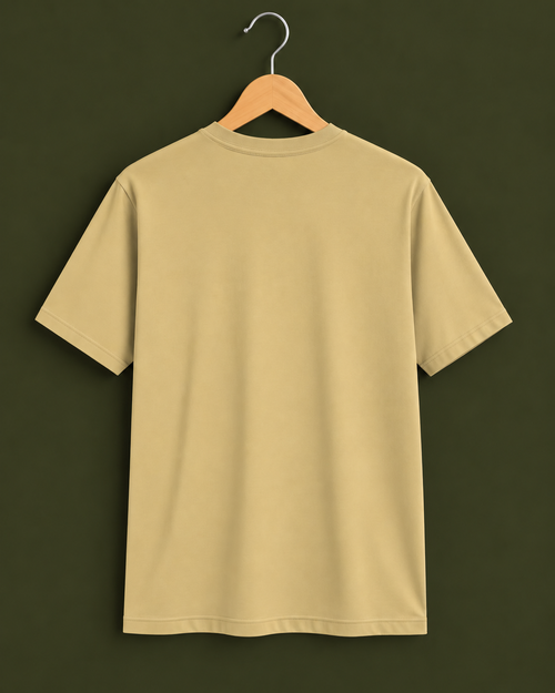 Men's Beige Classic Crew T-Shirt