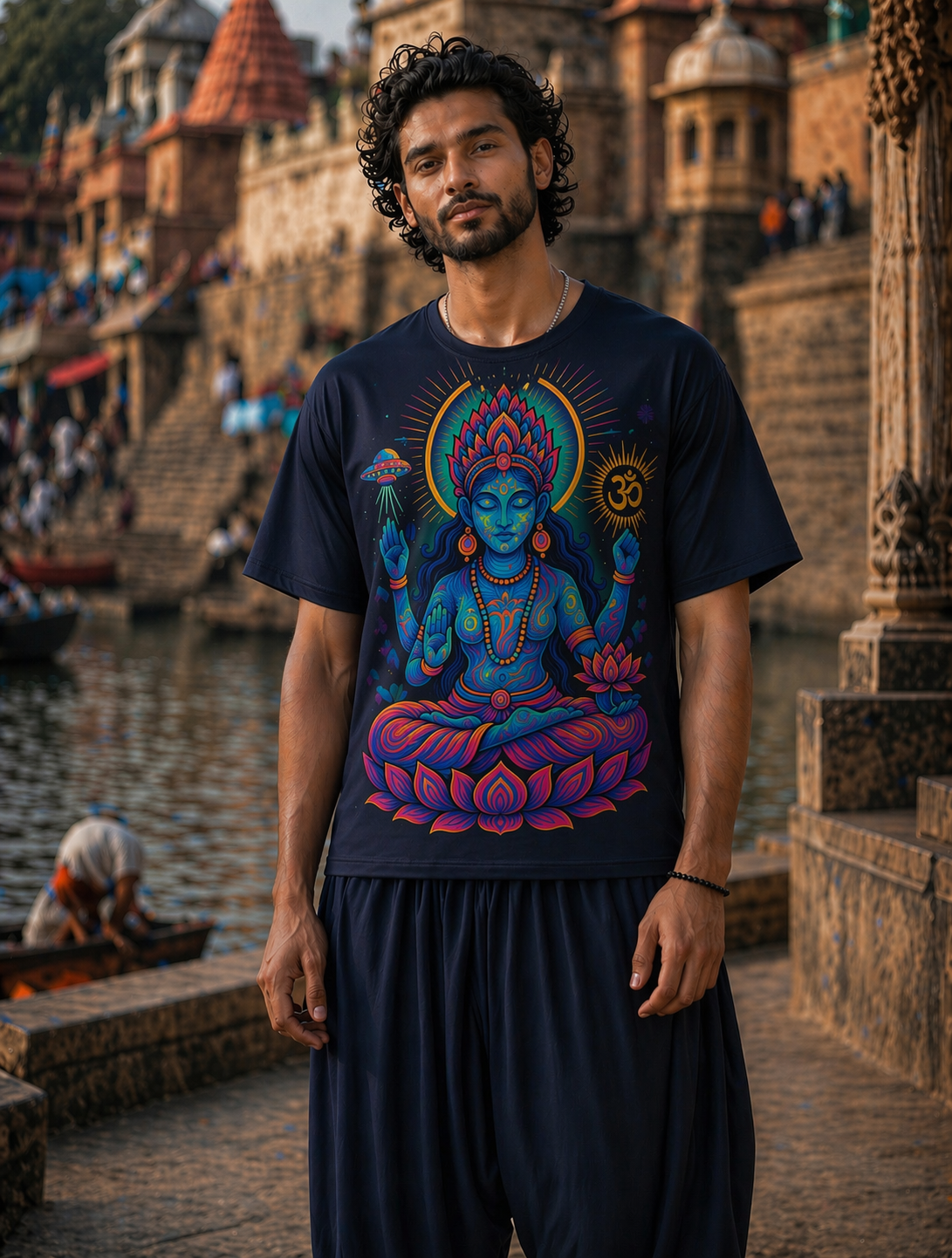 Unisex Cosmo Goddess Oversized T-Shirt