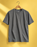 Men's Charcoal Melange Classic Crew T-Shirt