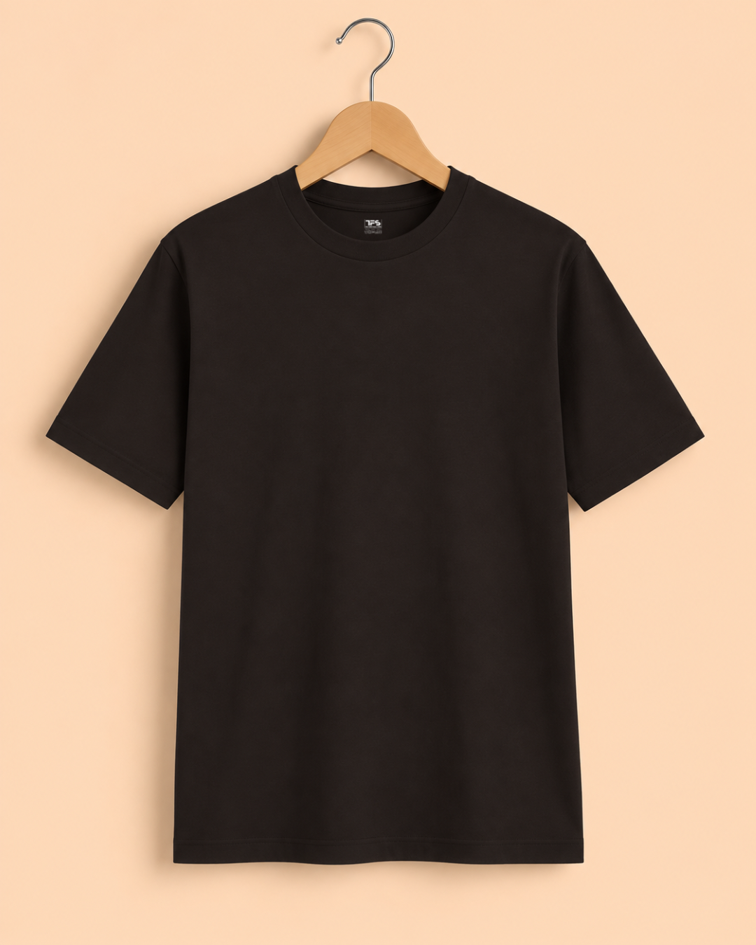 Men's Coffee Brown Classic Crew T-Shirt