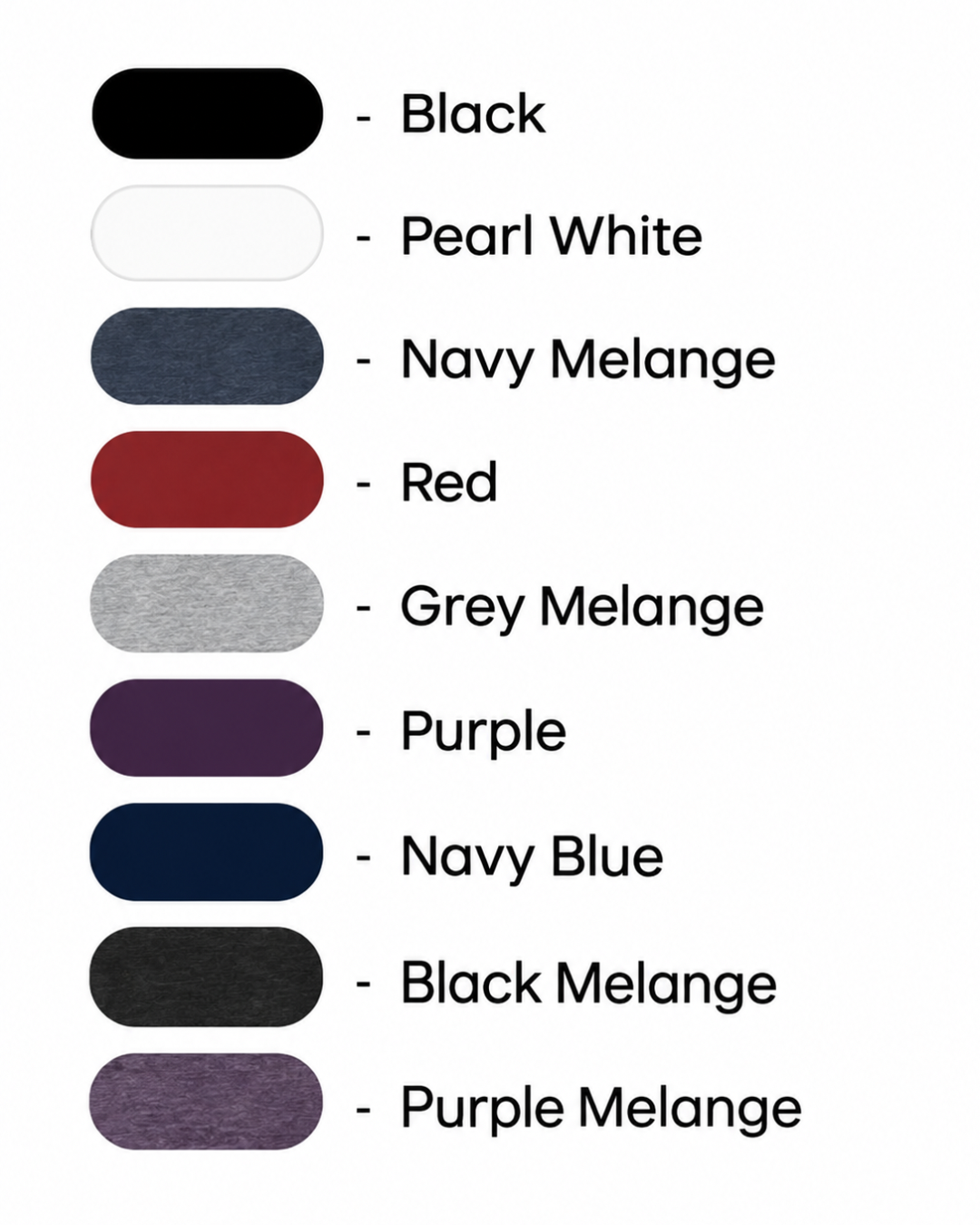 Unisex Classic Plain T-Shirt Combo Pack