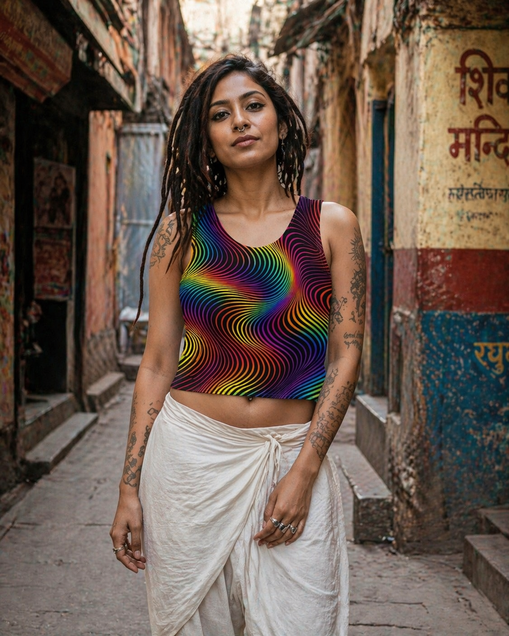 Women's Spectrum Crop Tank
