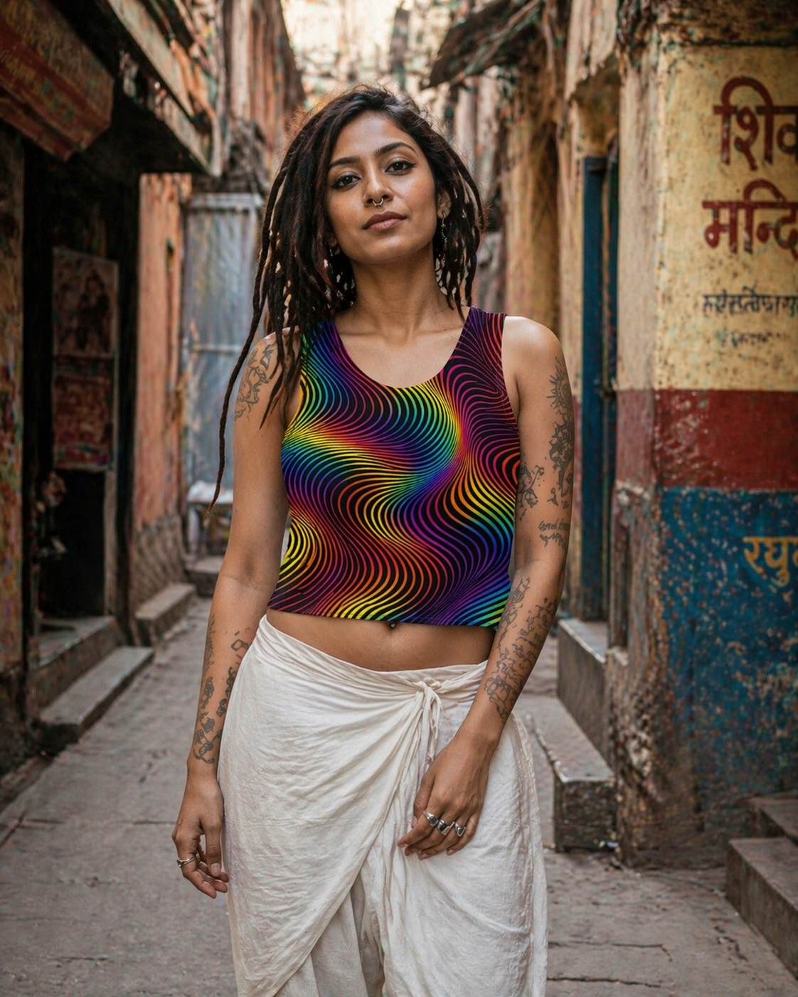 Women's Spectrum Crop Tank