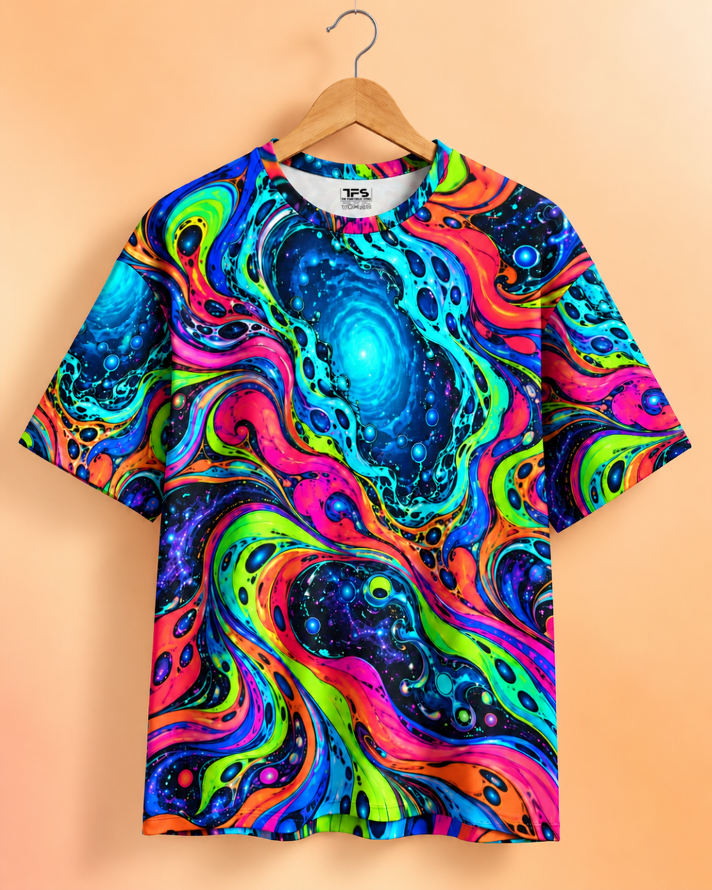 Unisex Flow Portal Oversized T-shirt