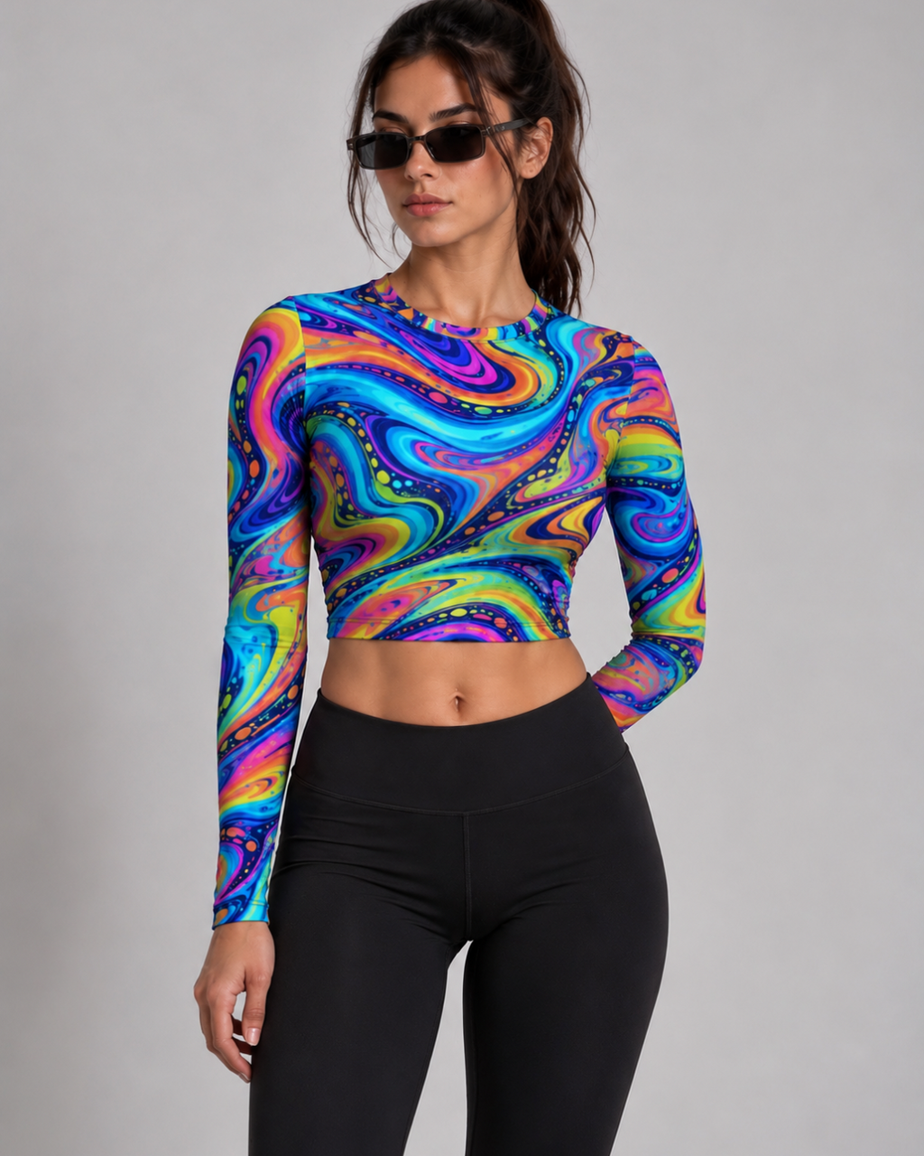 Women's Flow State Full Sleeve Crop top