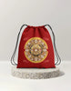 Unisex Indian Mandala Drawstring Bag