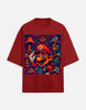 Unisex Trippy Mario Oversized T-shirt