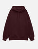 Unisex Maroon Solid Oversized Hoodie