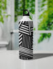 Unisex Geometric Stripe Sipper Bottle