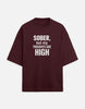 Unisex High Thoughts Oversized T-shirt
